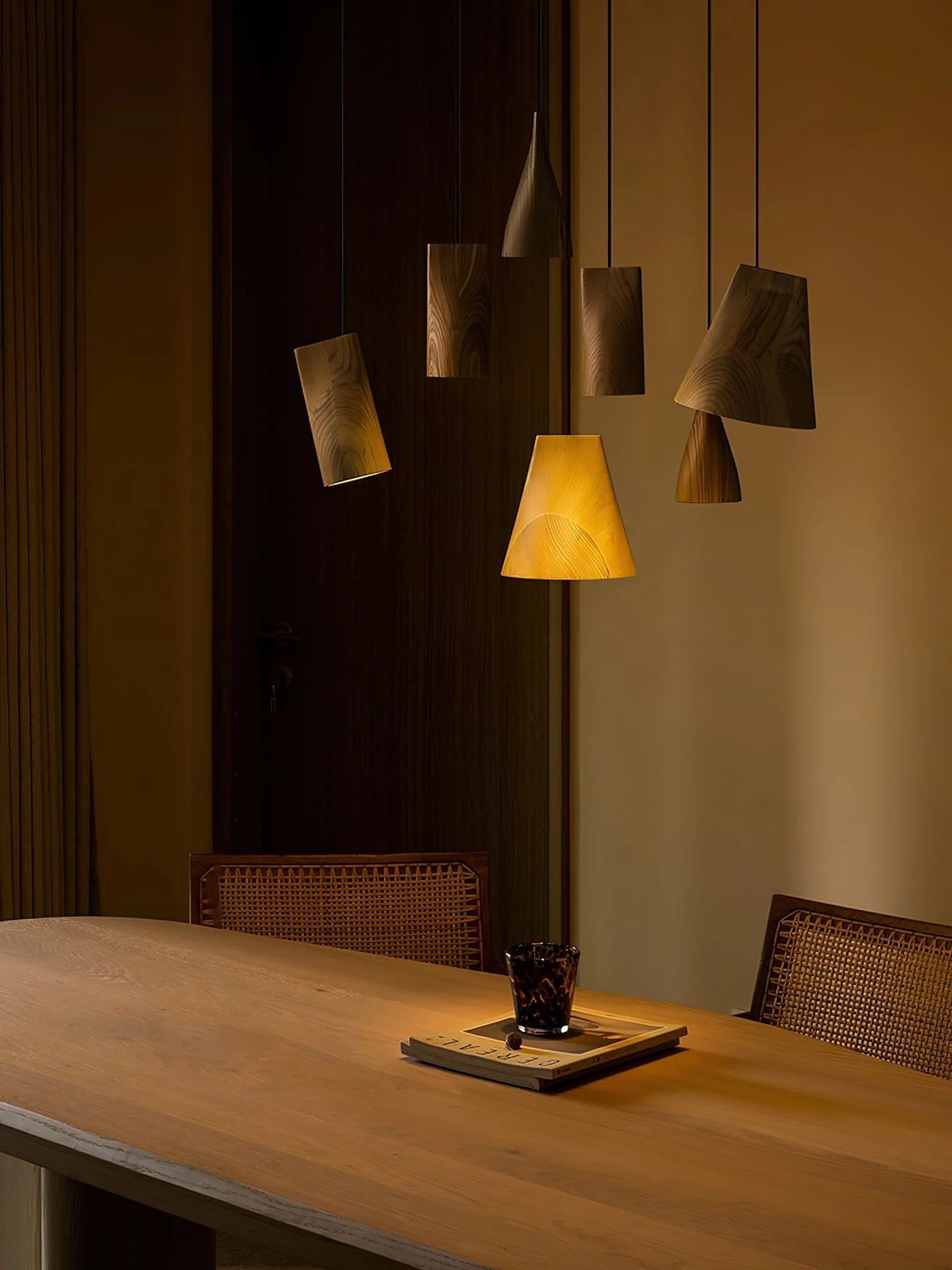 Ivarara Asymmetrical Wood Pendant Light - Image 77
