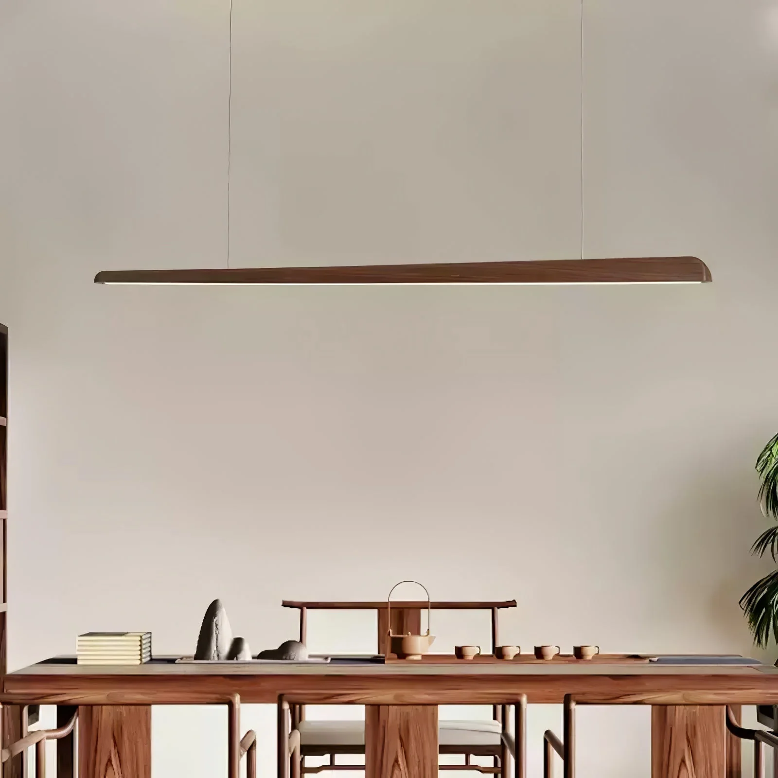 Iveris Wood Minimalist Pendant Lamp - Image 3