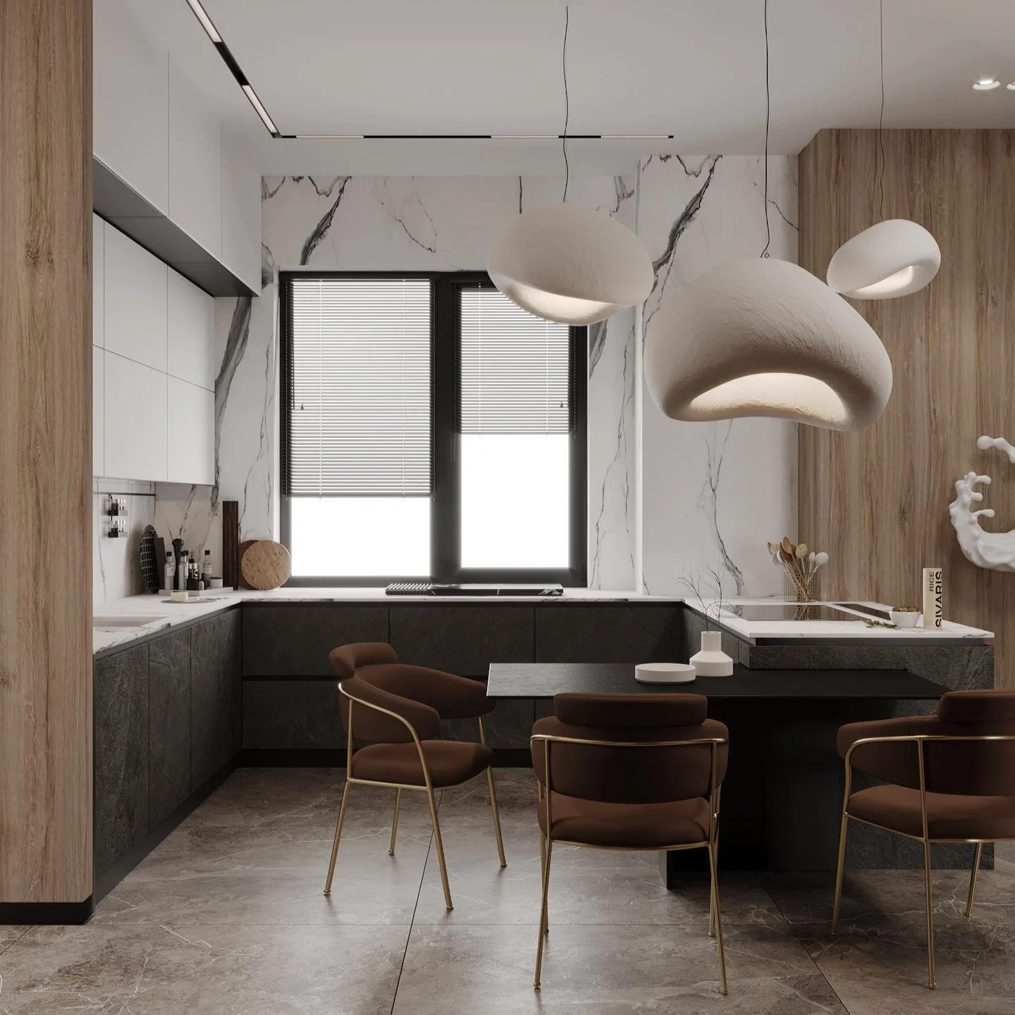 Ivinan Minimalist Cloud Style B Pendant Light - Image 18