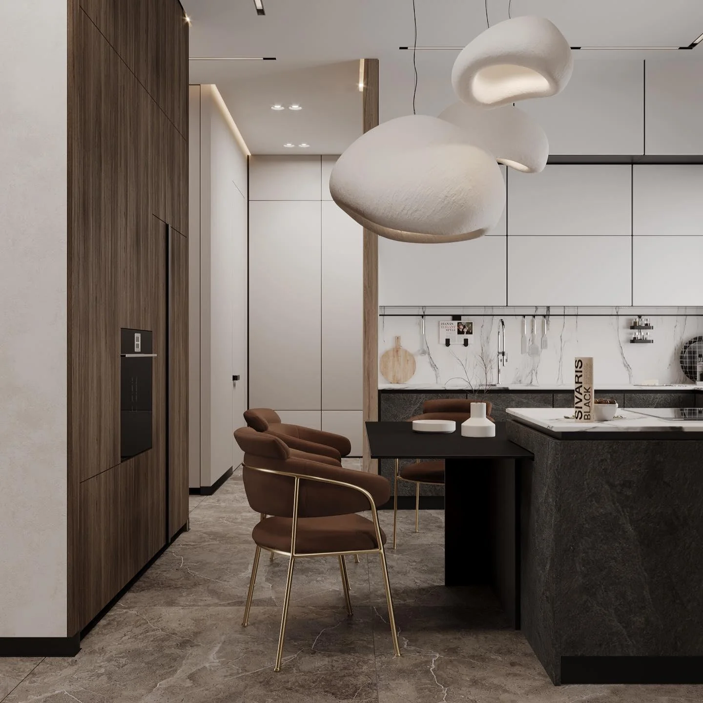 Ivinan Minimalist Cloud Style B Pendant Light - Image 19