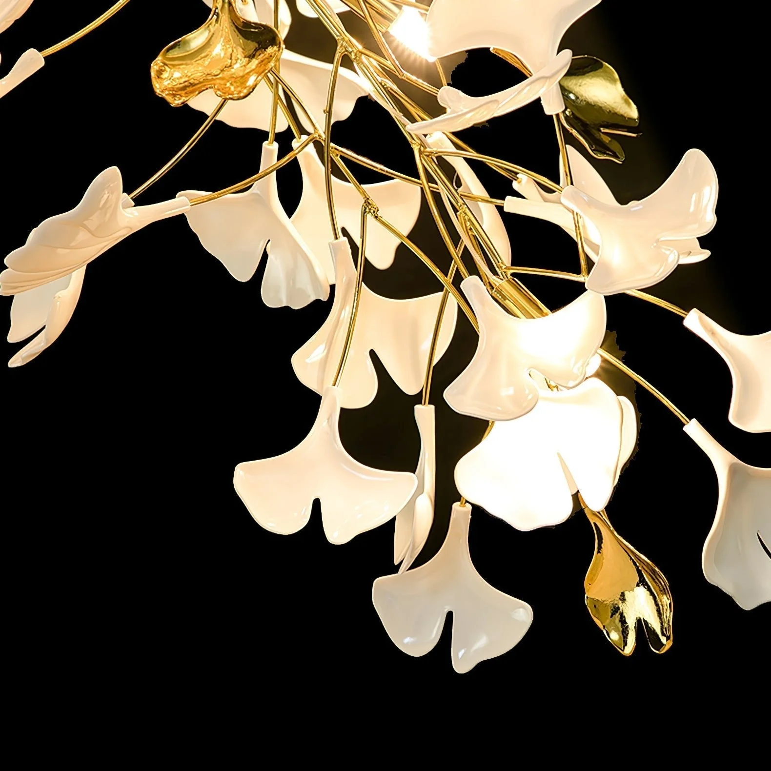 Ivmarel Gingko Long Branch Ceramics Chandelier - Image 18