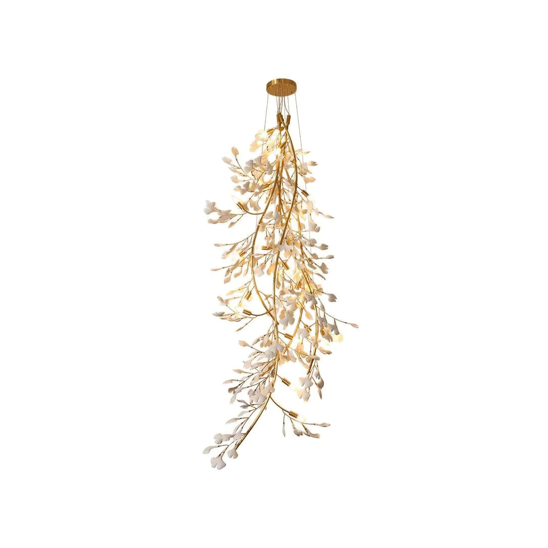 Ivmarel Gingko Long Branch Ceramics Chandelier - Image 20