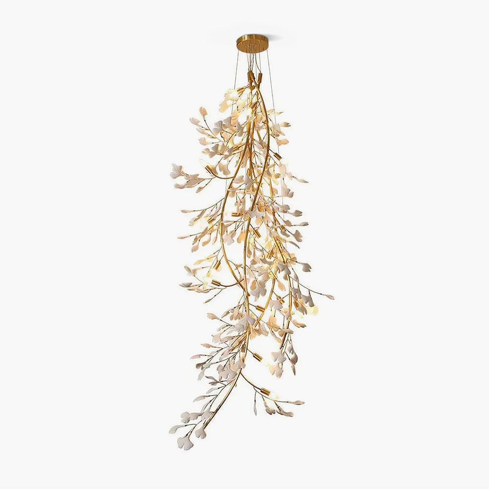 Ivmarel Gingko Long Branch Ceramics Chandelier - Image 5