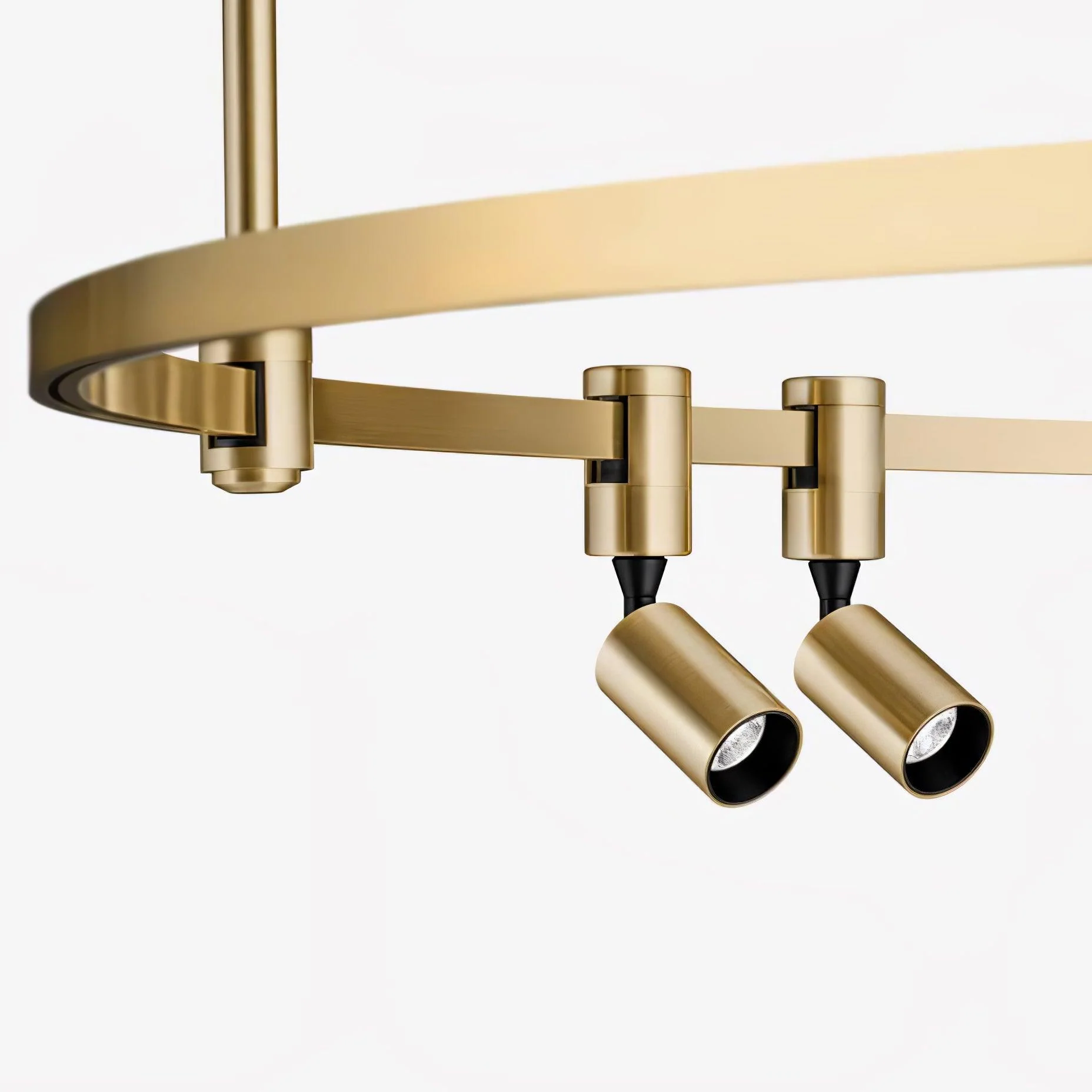 Ivrinir Ringed Brass Pendant Lamp - Image 12