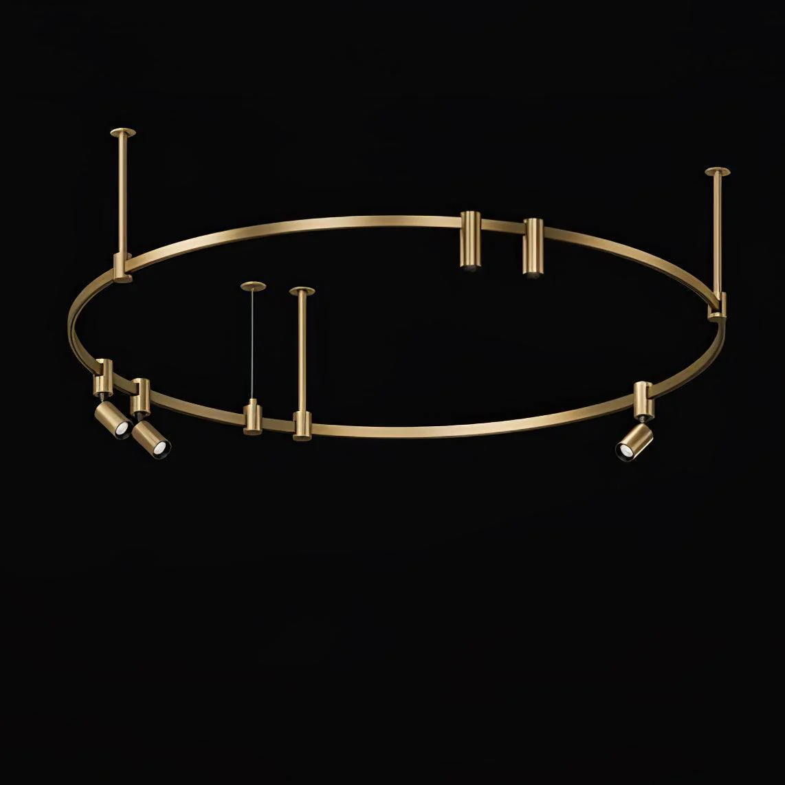 Ivrinir Ringed Brass Pendant Lamp - Image 16