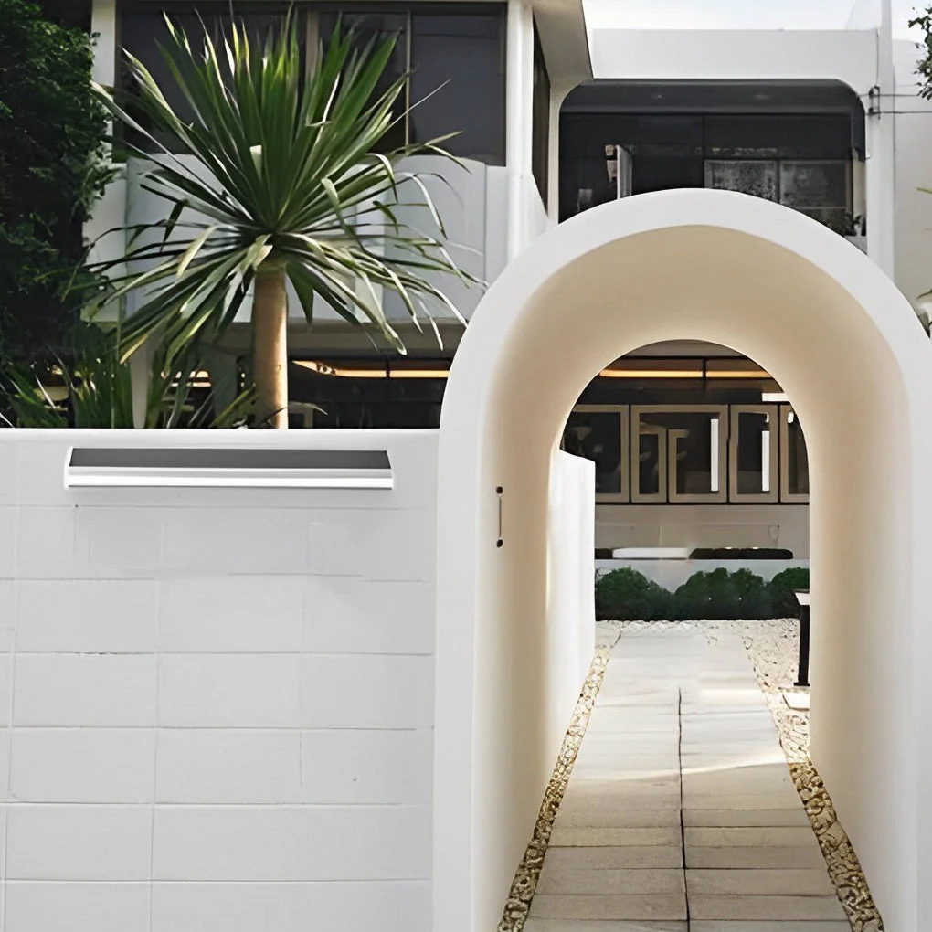 Jennifer Rectangular LED Modern Outdoor Wall Lamp - Image 13