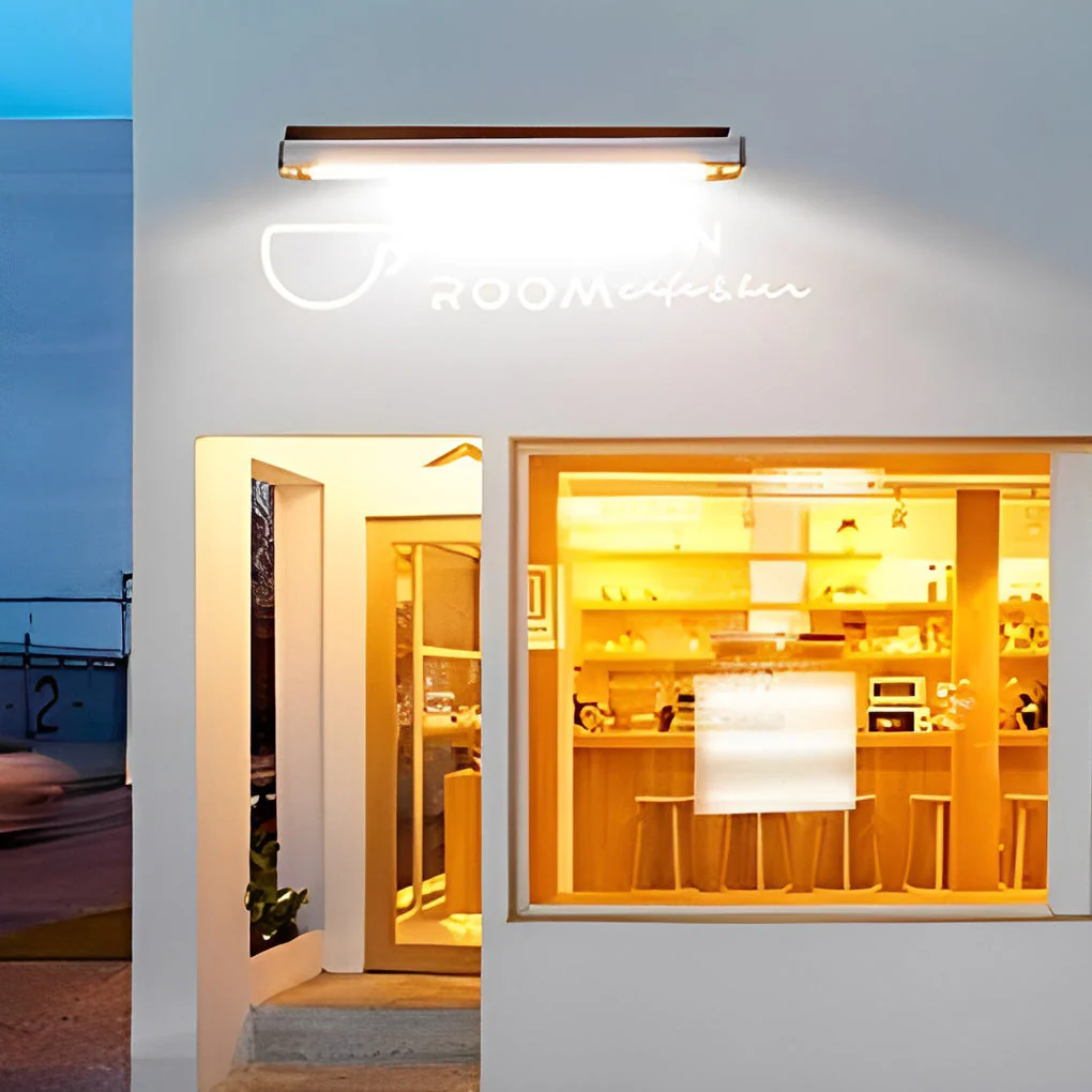 Jennifer Rectangular LED Modern Outdoor Wall Lamp - Image 7
