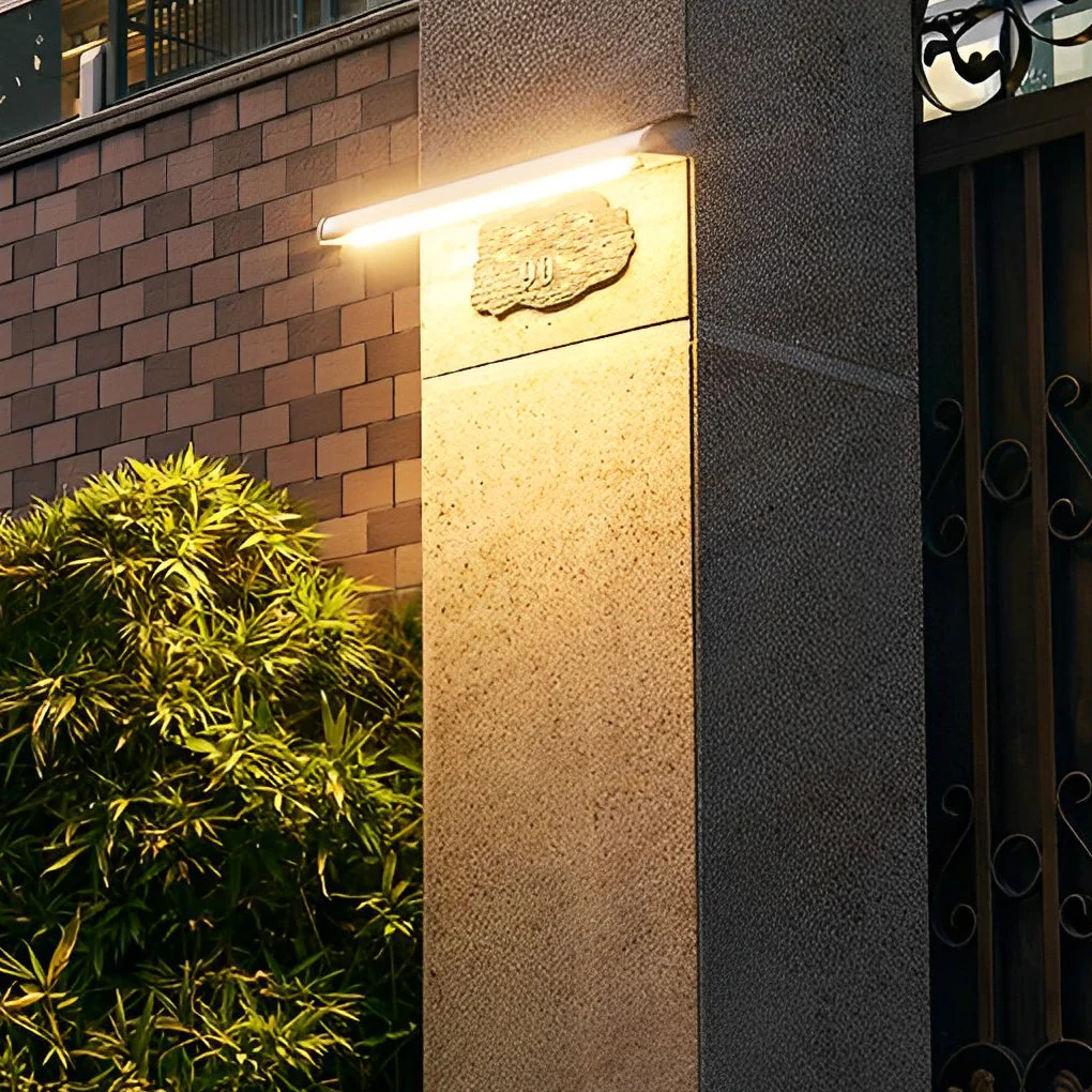 Jennifer Rectangular LED Modern Outdoor Wall Lamp - Image 8