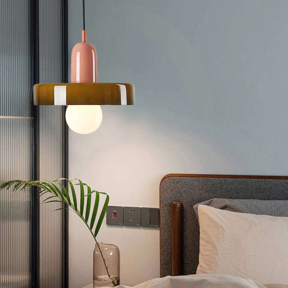 Jess Vintage Glass Pendant Light - Image 5