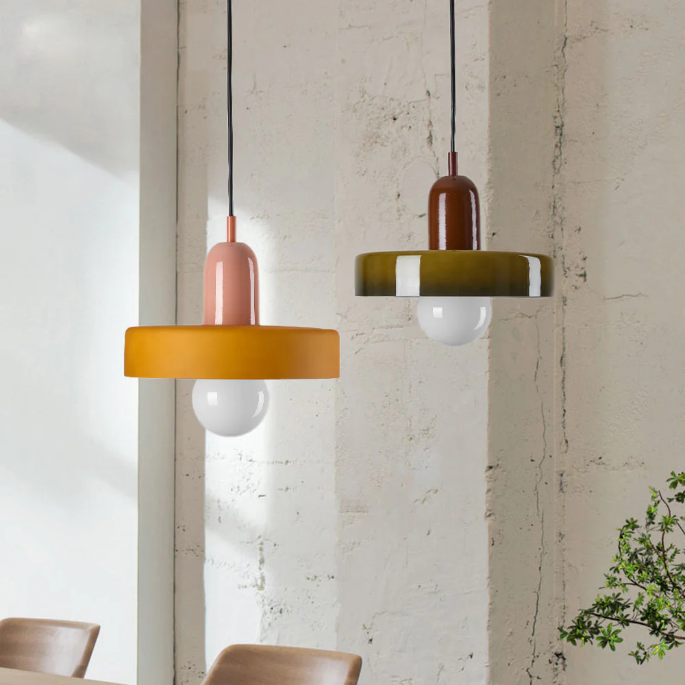 Jess Vintage Glass Pendant Light - Image 7