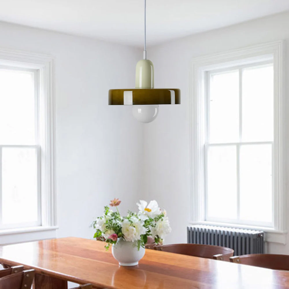Jess Vintage Glass Pendant Light - Image 8