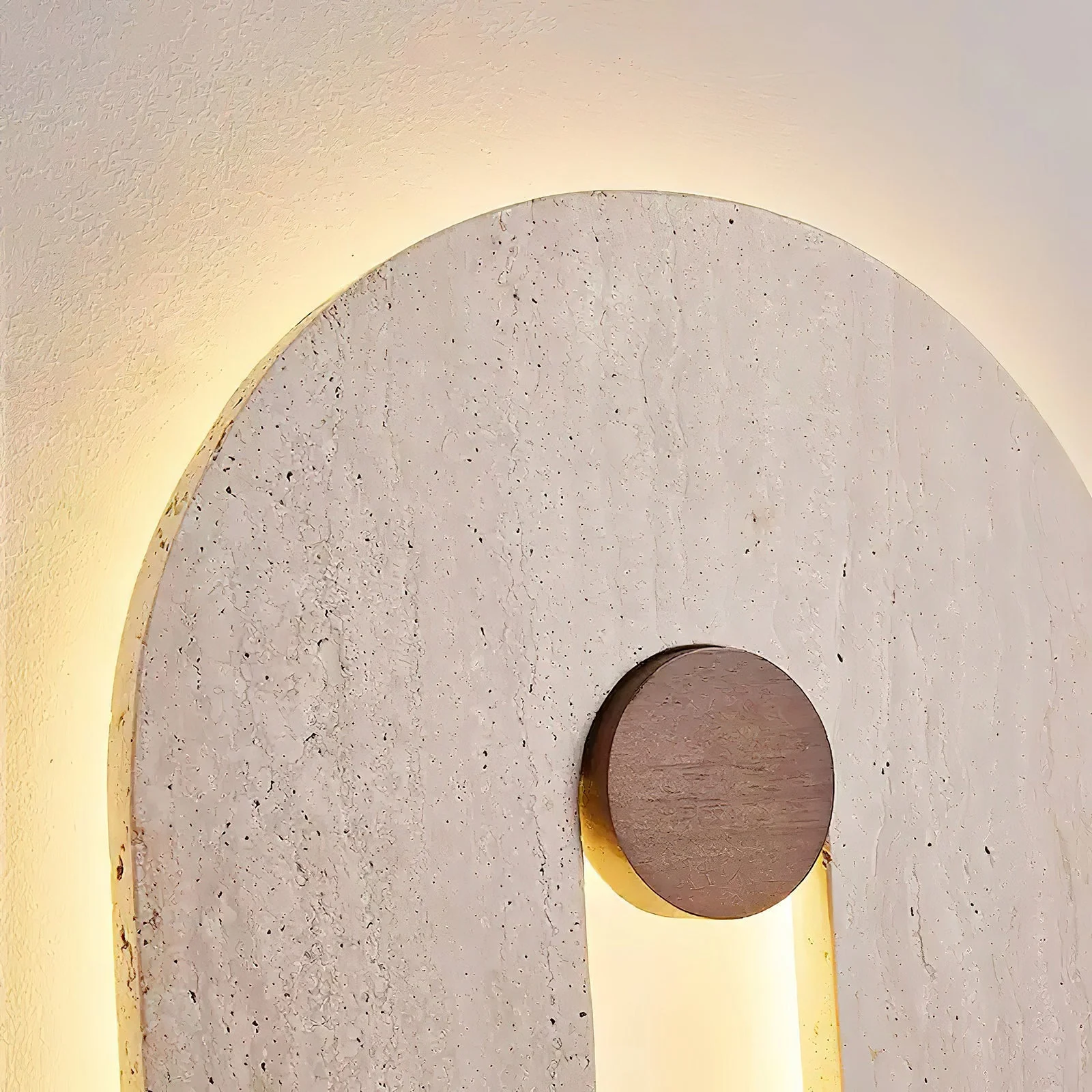 Jiome Wabi-Sabi Travertine Wall Light - Image 10