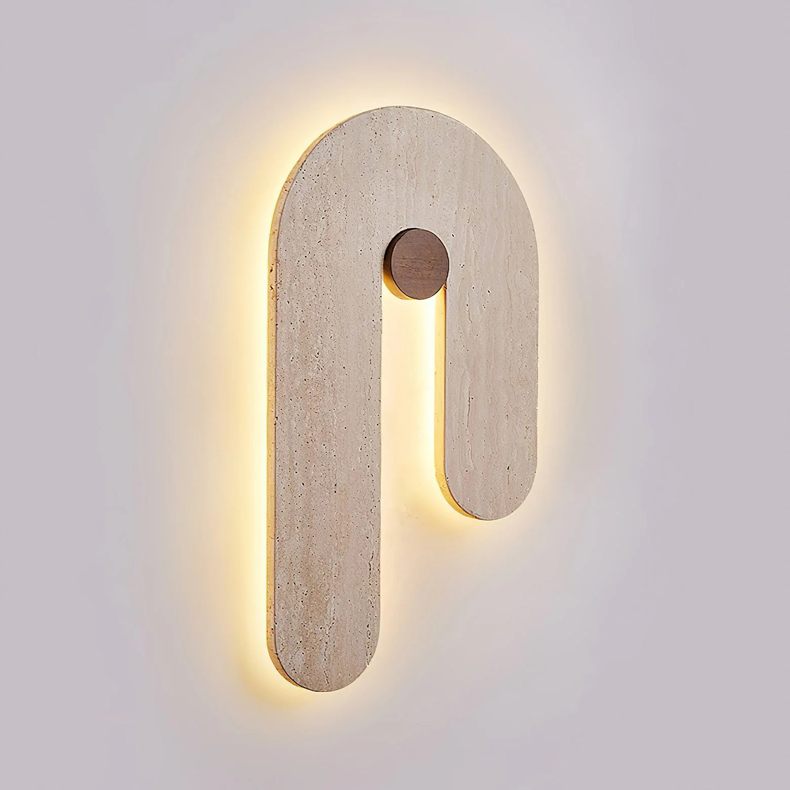 Jiome Wabi-Sabi Travertine Wall Light - Image 4
