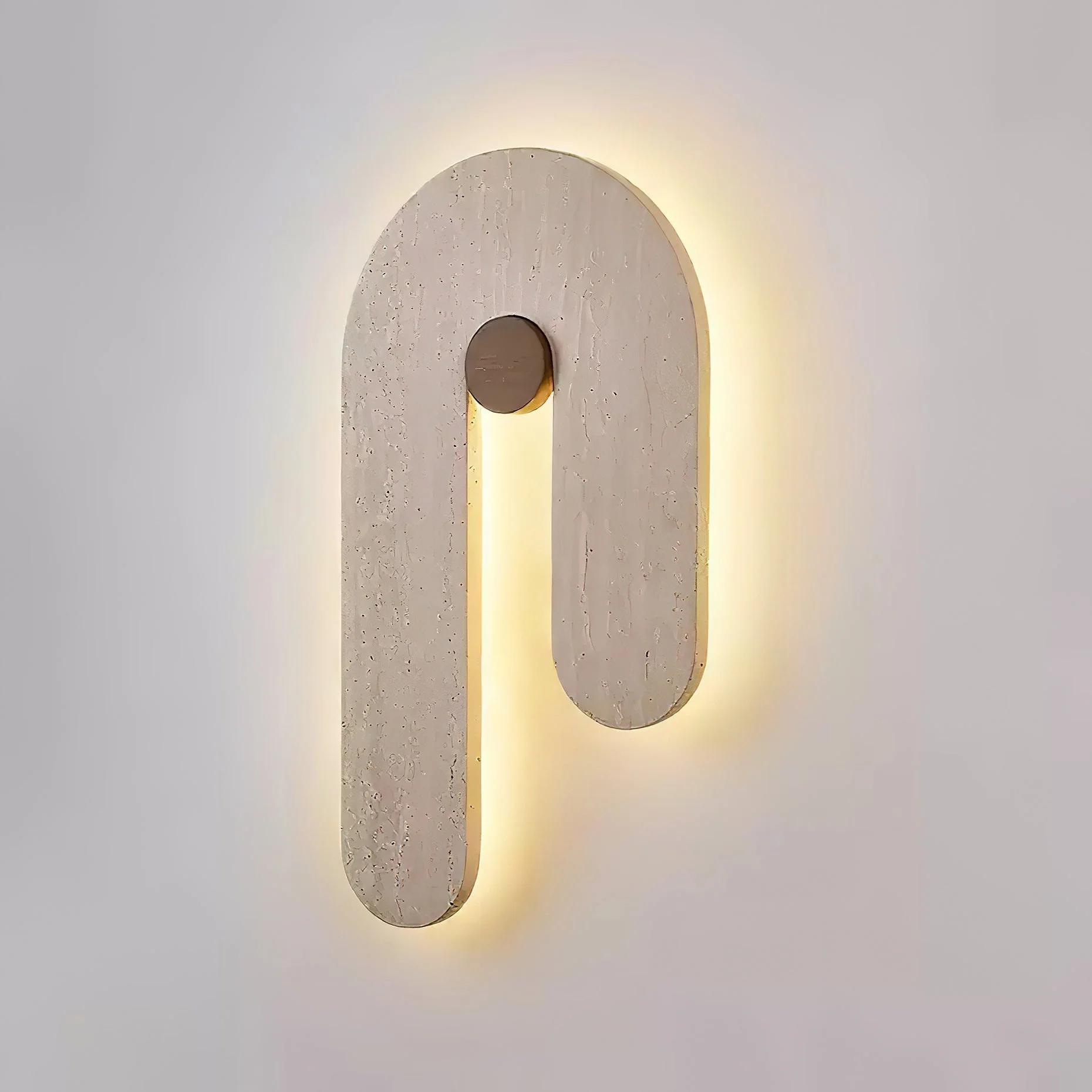 Jiome Wabi-Sabi Travertine Wall Light - Image 5