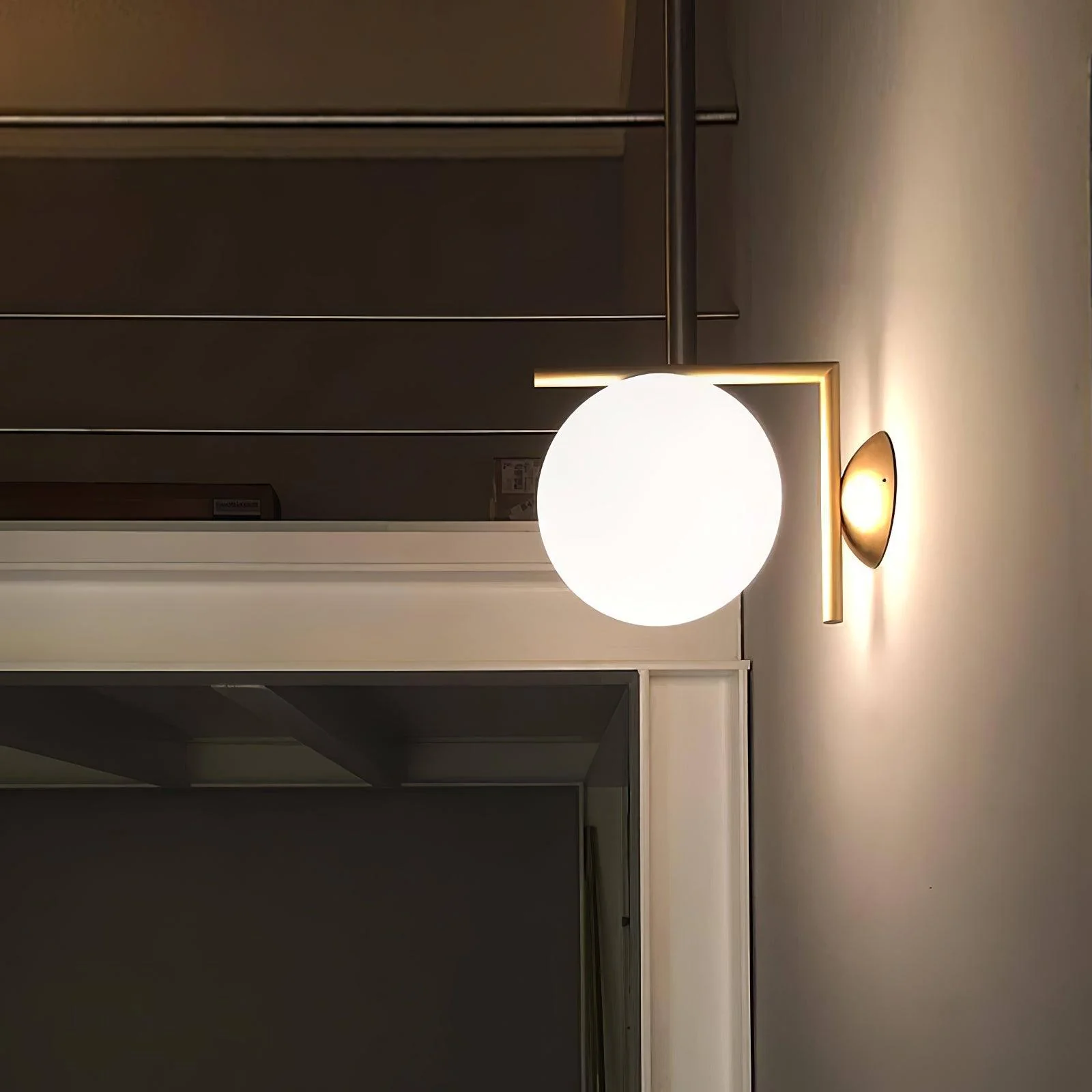 Joanna Modern Minimalist Opal Blown Glass Wall Lamp - Image 33