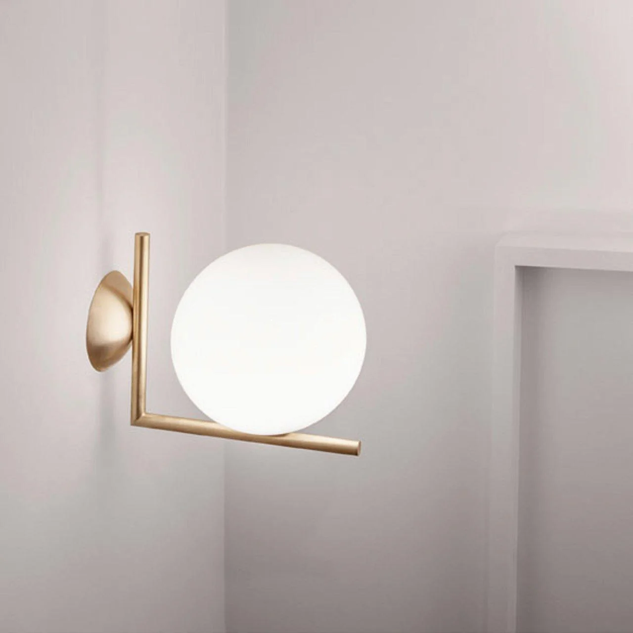 Joanna Modern Minimalist Opal Blown Glass Wall Lamp - Image 34