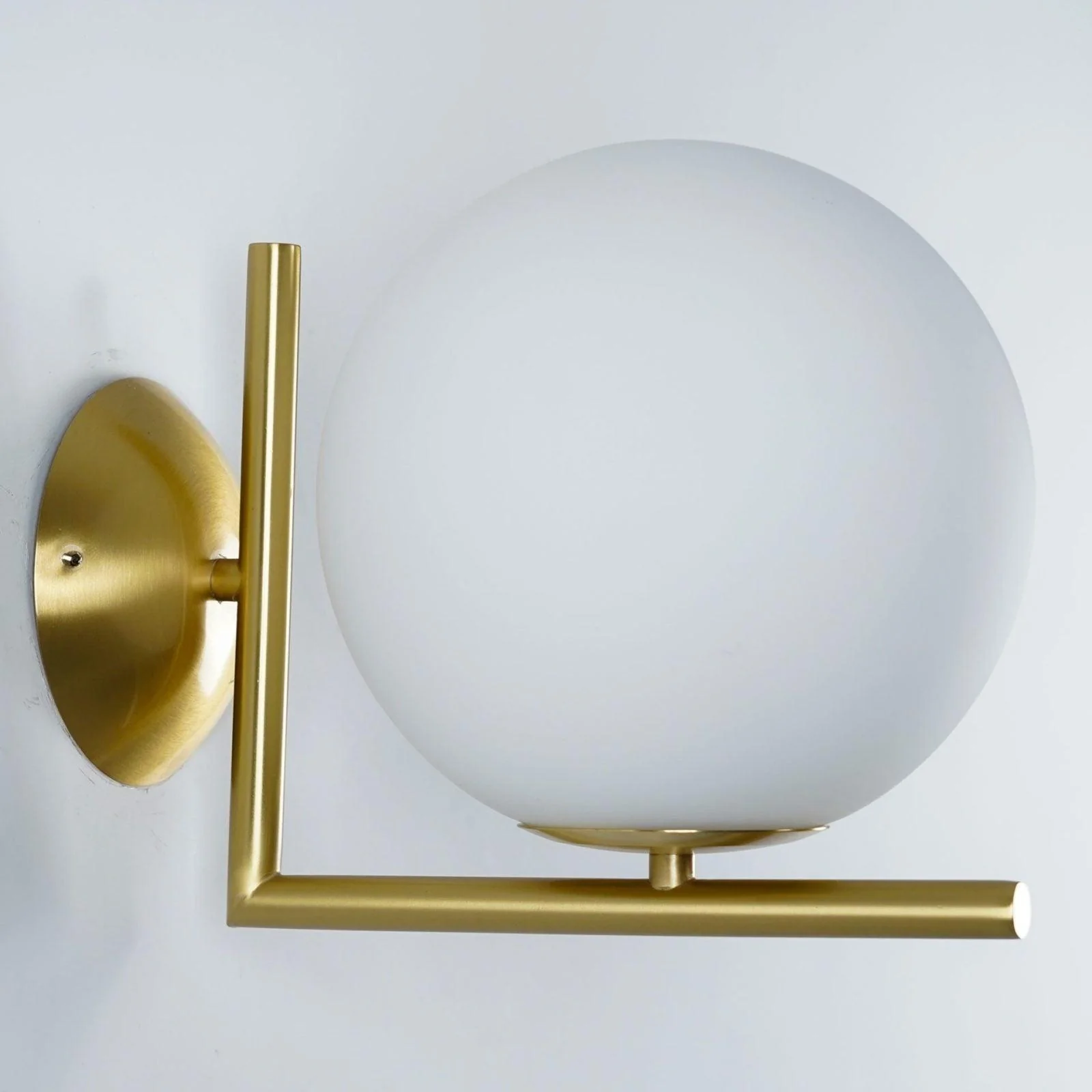 Joanna Modern Minimalist Opal Blown Glass Wall Lamp - Image 49