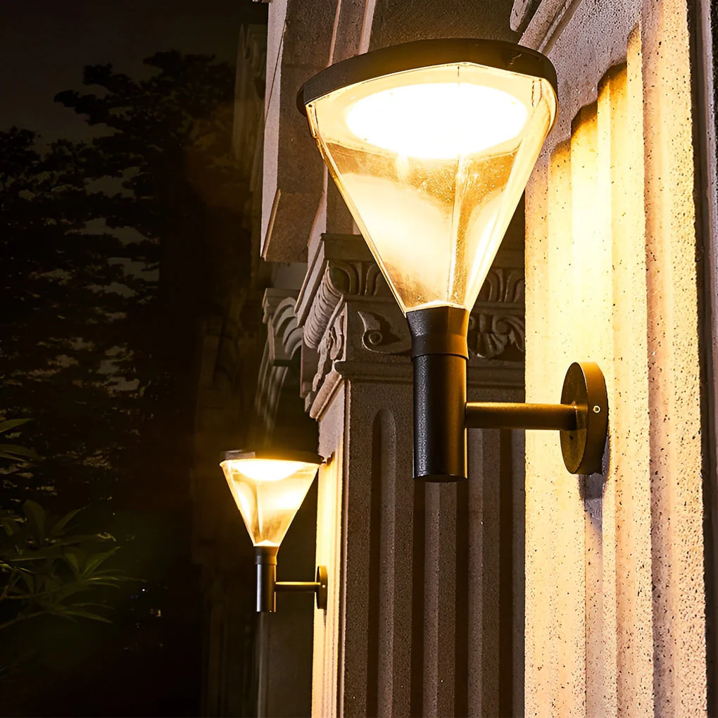 Jonathan Modern Solar Outdoor Wall Lights - Image 5