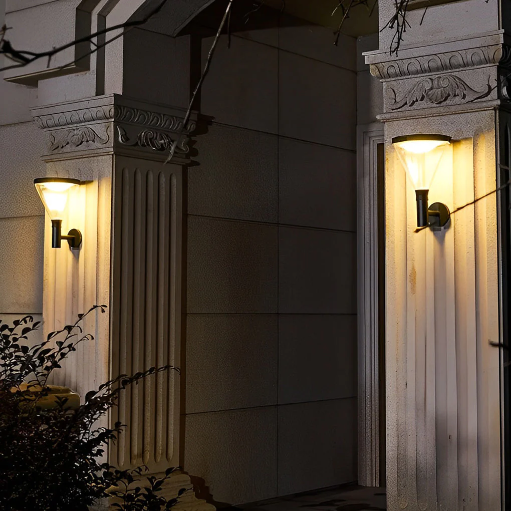 Jonathan Modern Solar Outdoor Wall Lights - Image 6
