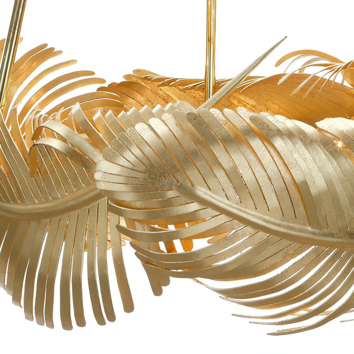 Josette Contemporary Brass Chandelier - Image 7