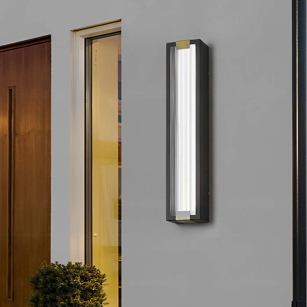 Juie Rectangular LED Modern Outdoor Porch Lights - Image 2