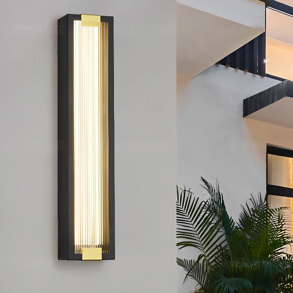 Juie Rectangular LED Modern Outdoor Porch Lights - Image 5