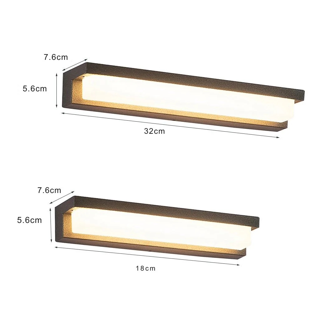 Jun Contemporary Stainless Steel Outdoor Wall Light - Image 4