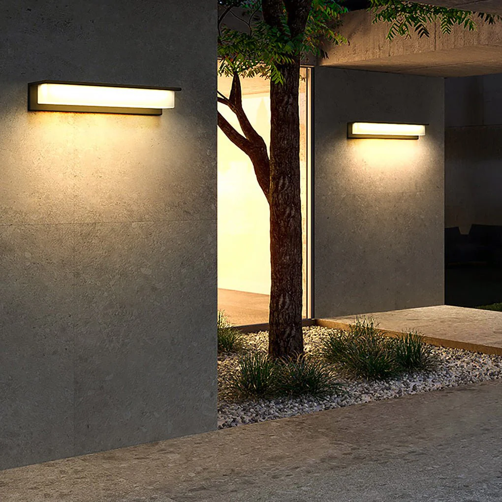 Jun Contemporary Stainless Steel Outdoor Wall Light - Image 7