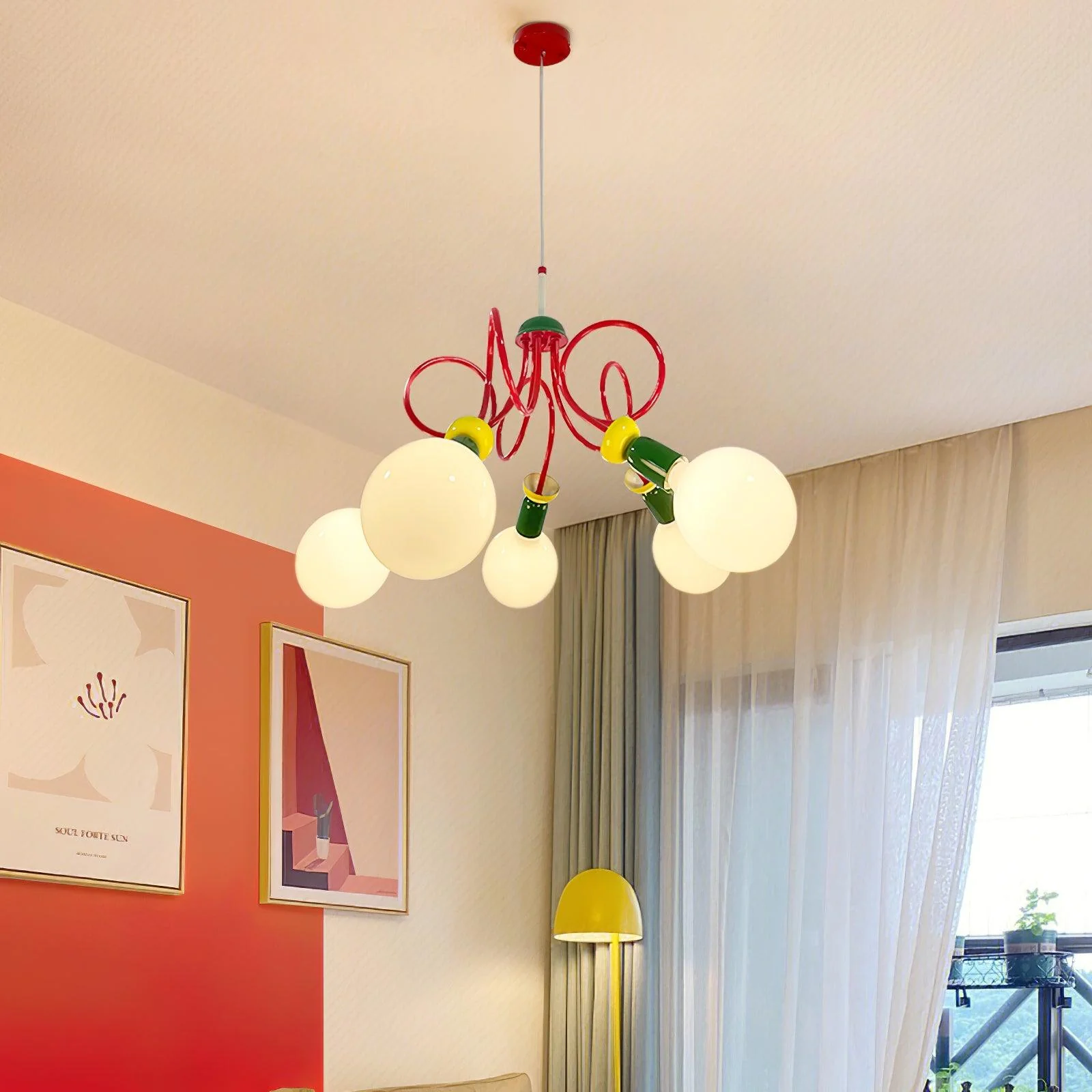 Juno Contemporary Glass Pendant Lamp - Image 17