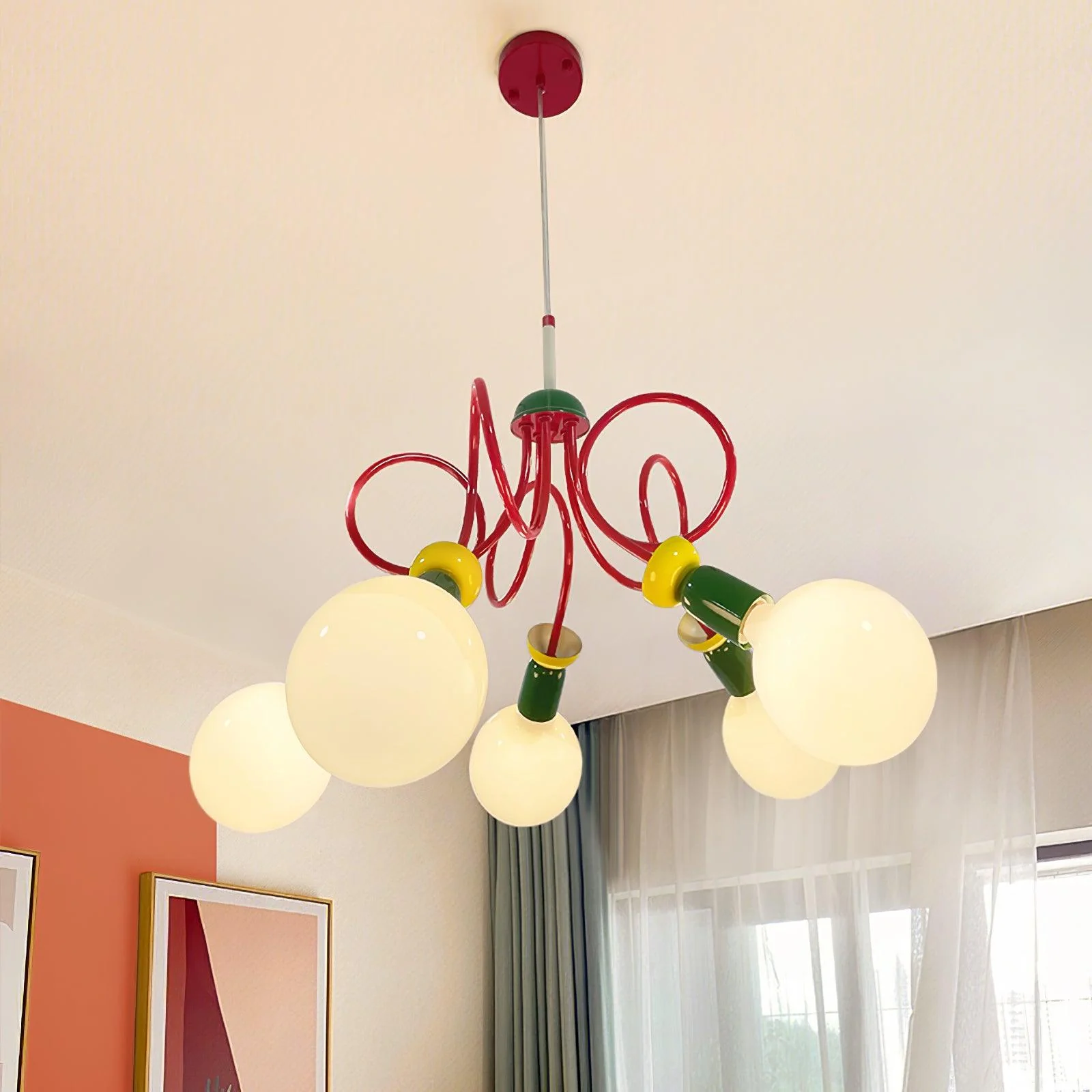 Juno Contemporary Glass Pendant Lamp - Image 22
