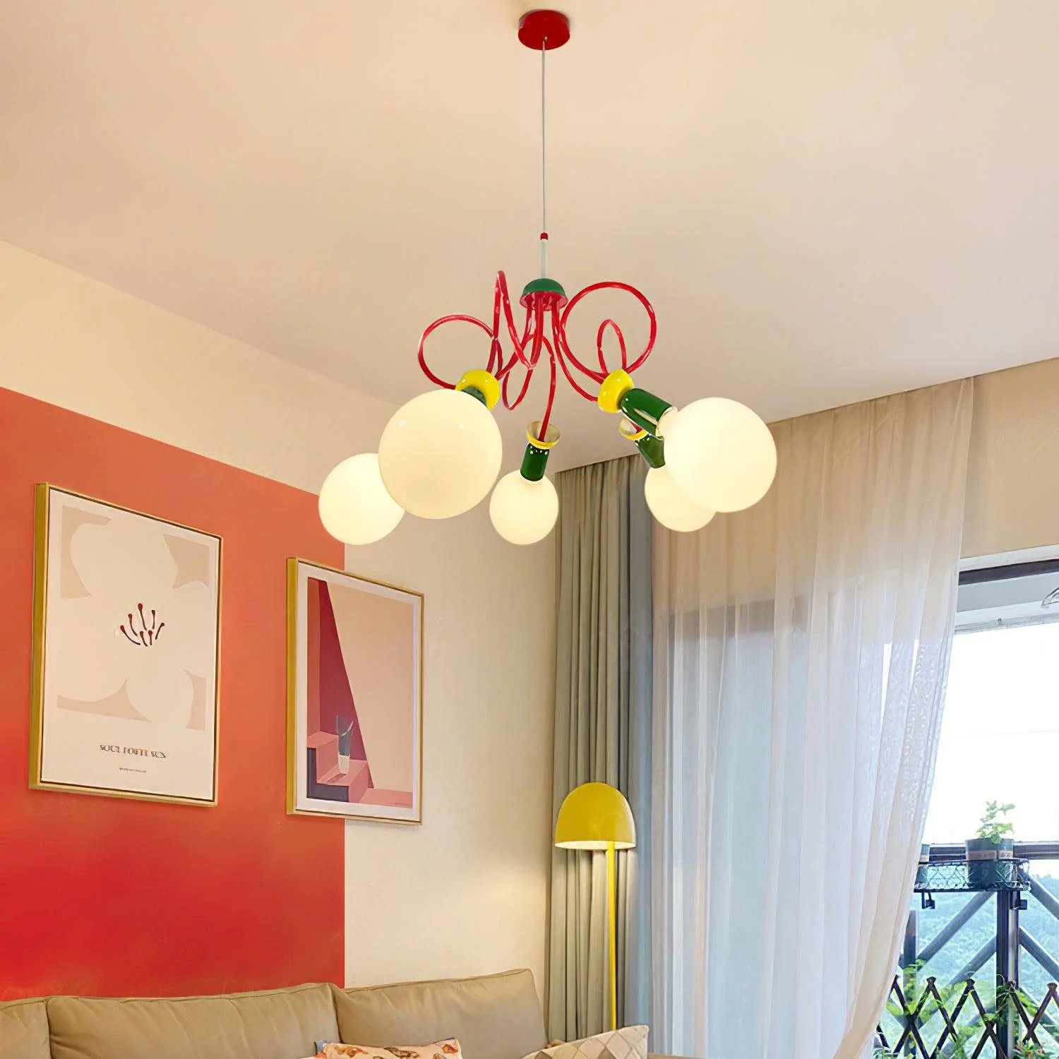 Juno Contemporary Glass Pendant Lamp - Image 27