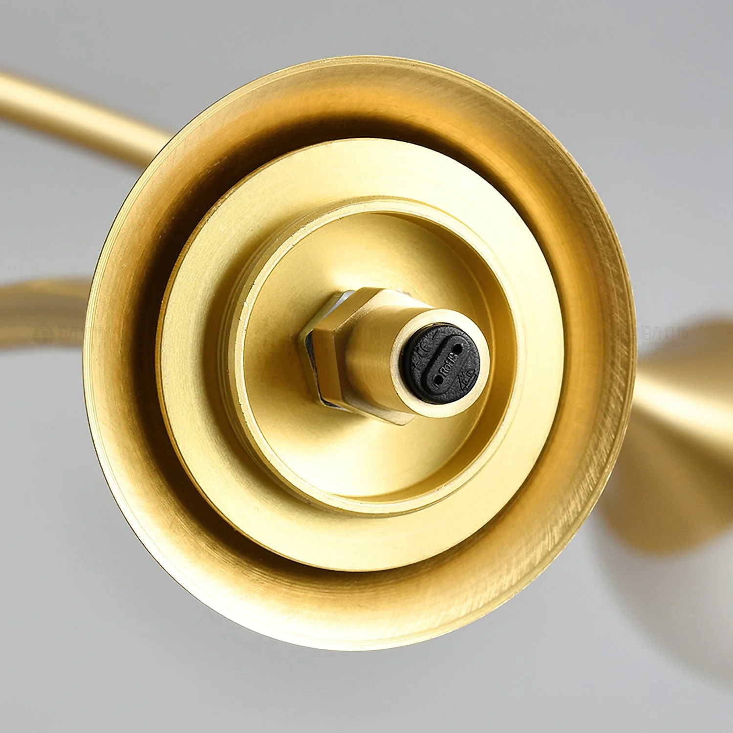 Kael Modern Sputnik Alabaster Chandelier - Image 11