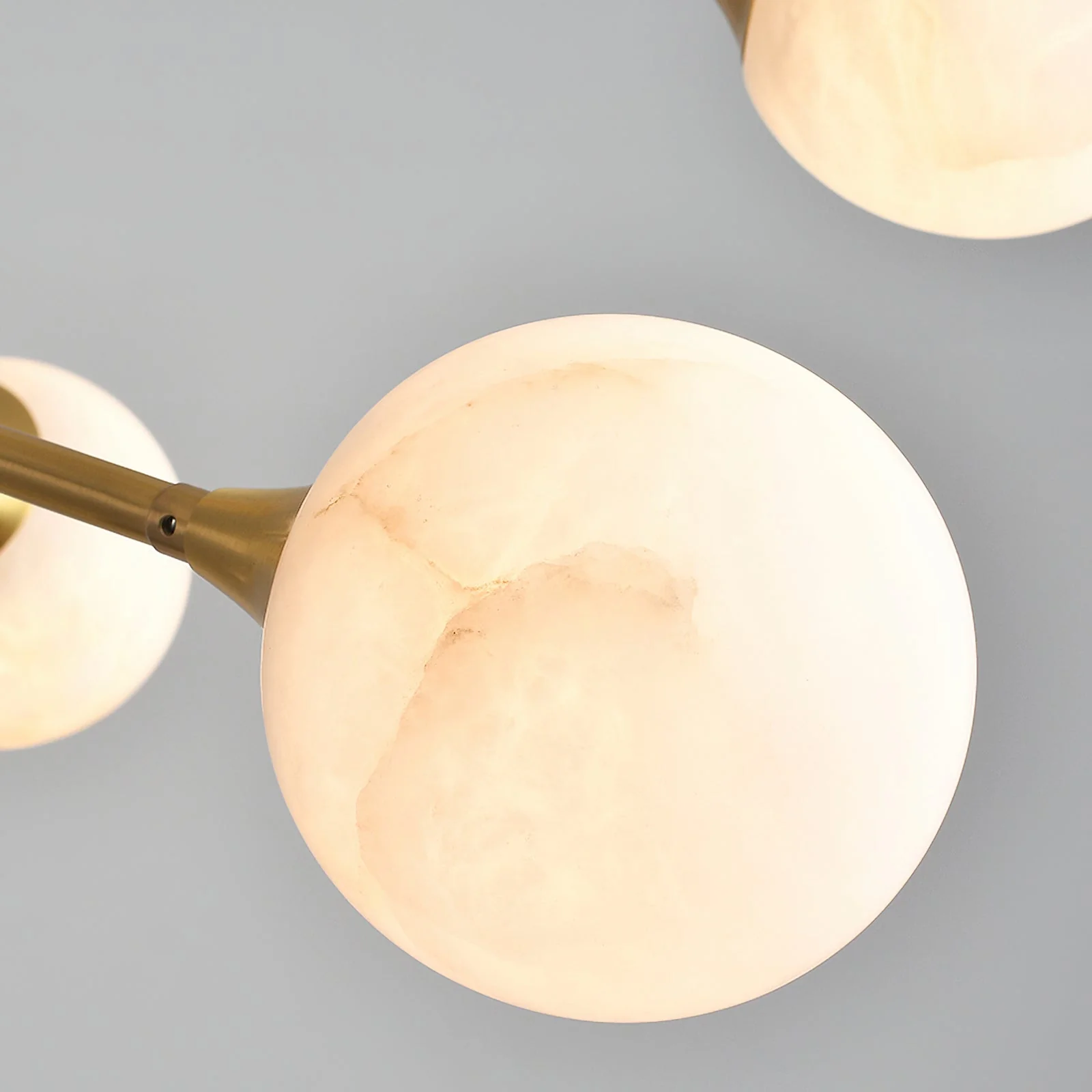 Kael Modern Sputnik Alabaster Chandelier - Image 12
