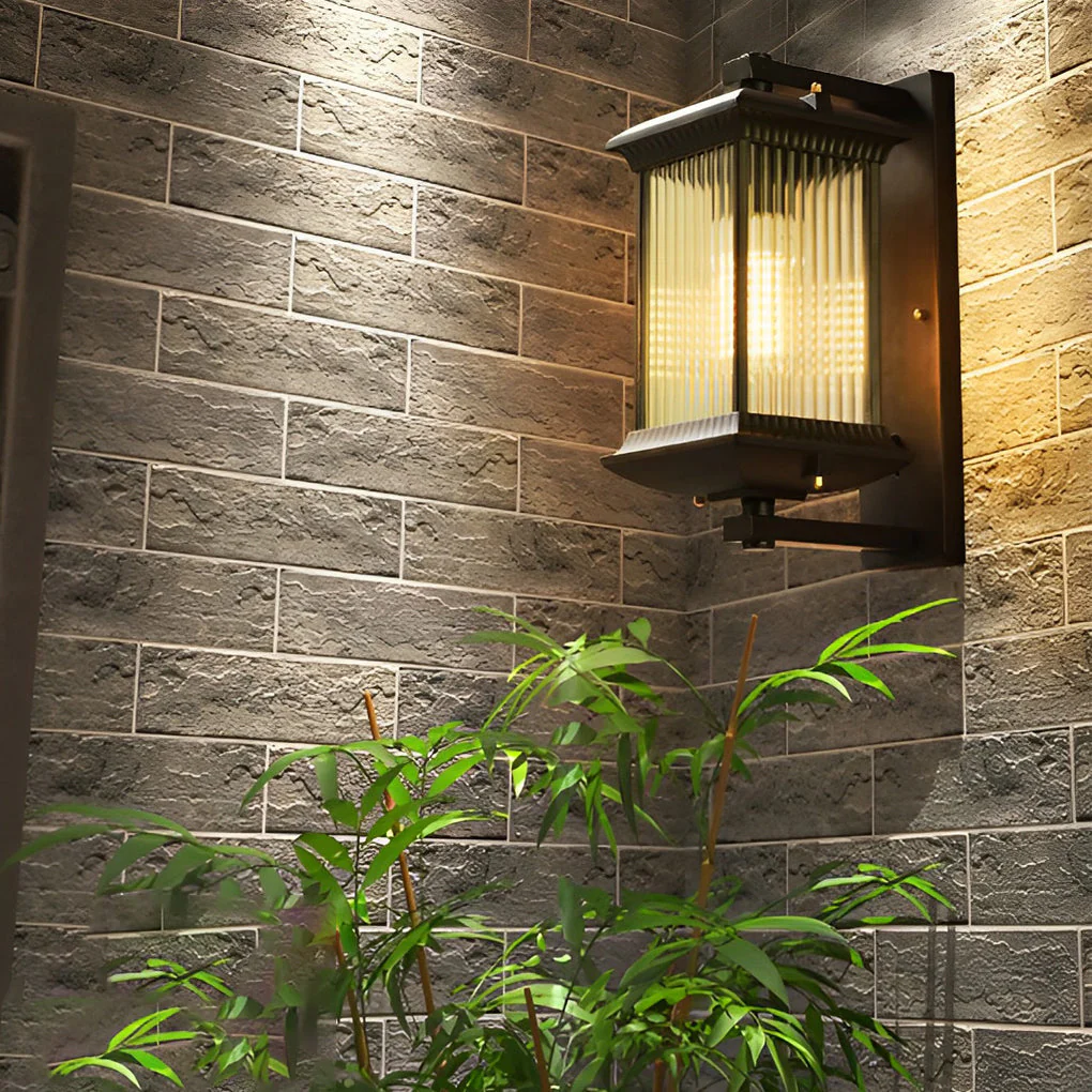 Kala Creative Shade Retro Glass Outdoor Wall Lights