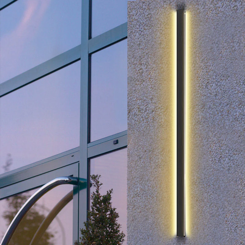 Keel Linear LED Minimalist Outdoor Wall Lights - Image 5