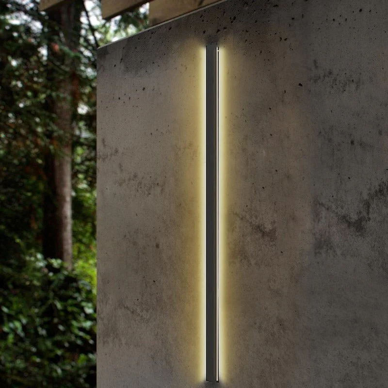 Keel Linear LED Minimalist Outdoor Wall Lights - Image 7