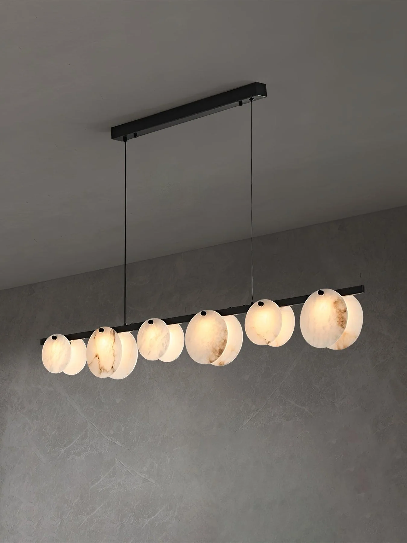 Kelyn Modern Alabaster Linear Pendant Light - Image 25