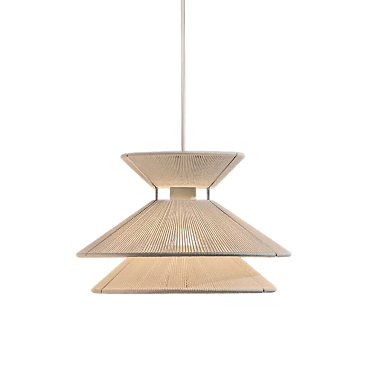 Kiku Wabi-Sabi Cotton Thread Pendant Light
