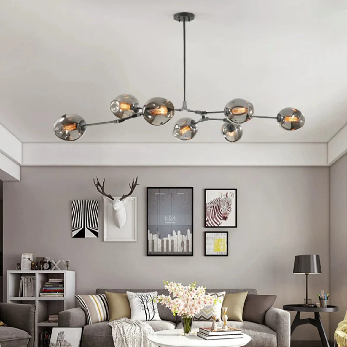 Kirae Nordic Modern Glass Pendant Light Clear Bubble - Image 15