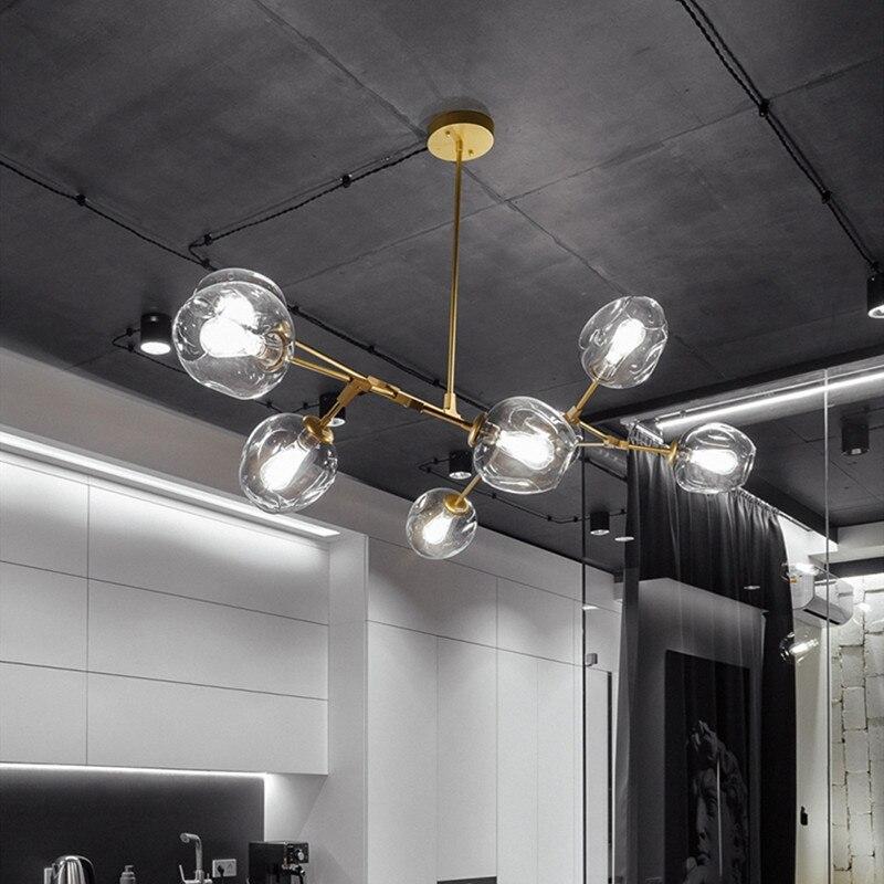 Kirae Nordic Modern Glass Pendant Light Clear Bubble - Image 2