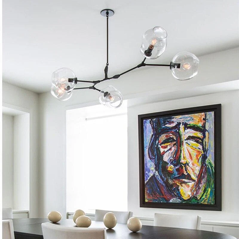 Kirae Nordic Modern Glass Pendant Light Clear Bubble - Image 3