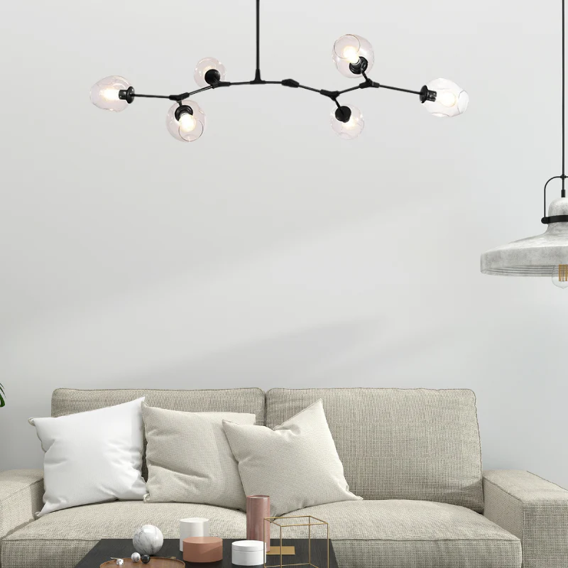 Kirae Nordic Modern Glass Pendant Light Clear Bubble - Image 32