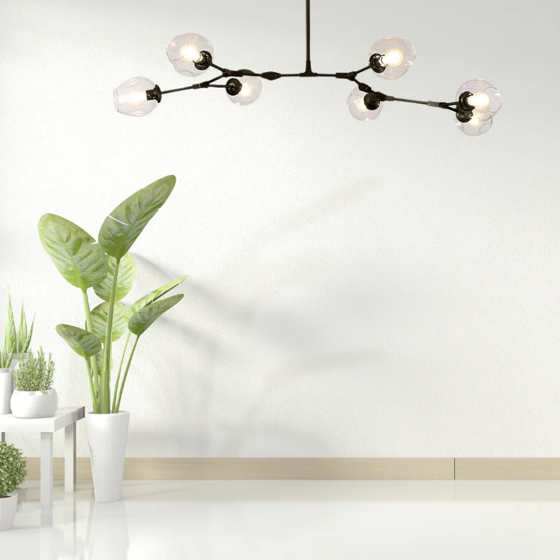 Kirae Nordic Modern Glass Pendant Light Clear Bubble - Image 33