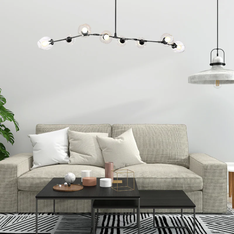 Kirae Nordic Modern Glass Pendant Light Clear Bubble - Image 34