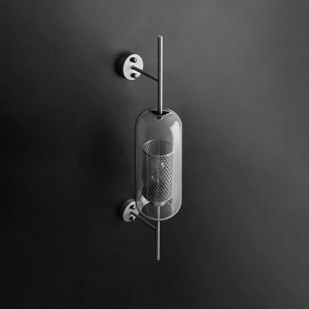 Kiri Industrial Classy Global Clear Glass Wall Lamp - Image 19