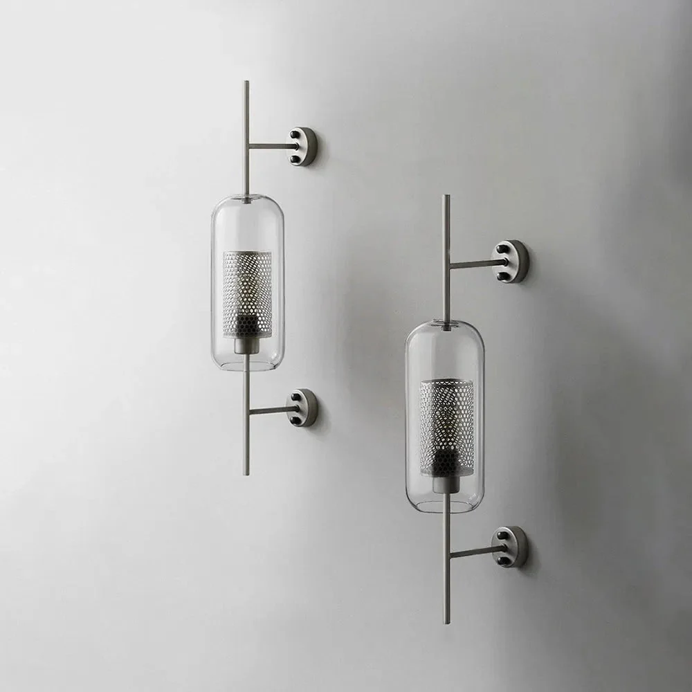 Kiri Industrial Classy Global Clear Glass Wall Lamp - Image 20