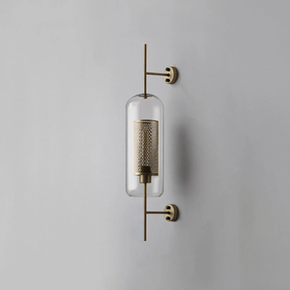Kiri Industrial Classy Global Clear Glass Wall Lamp - Image 23