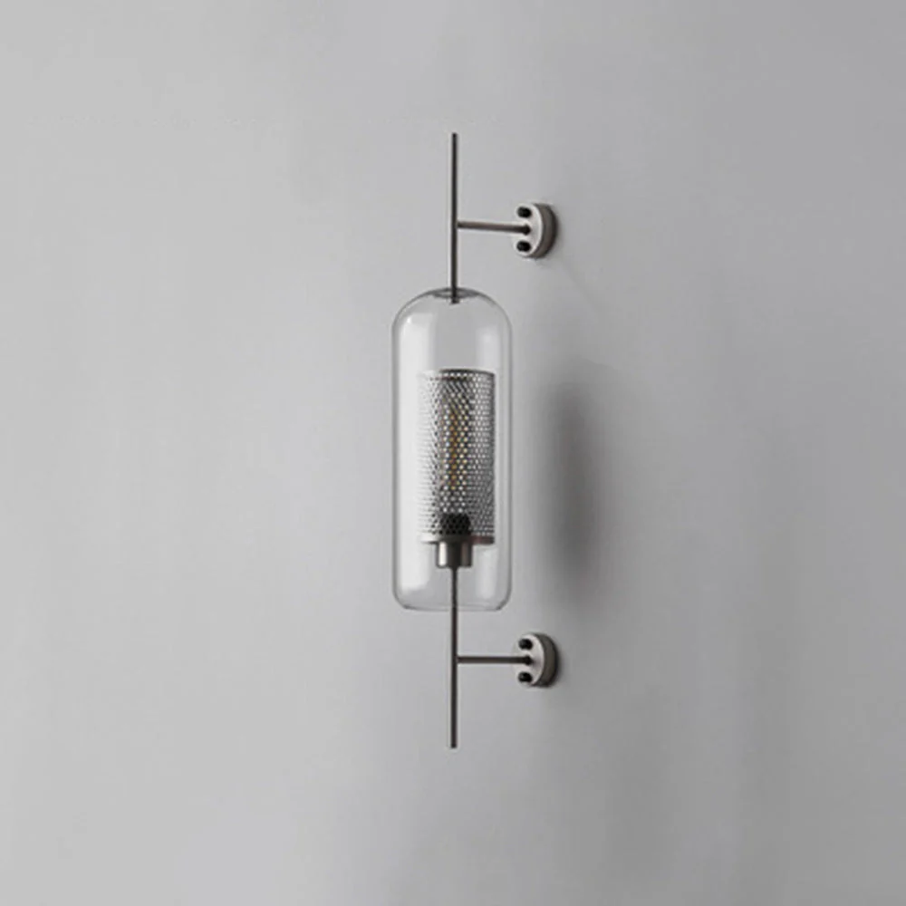 Kiri Industrial Classy Global Clear Glass Wall Lamp - Image 25
