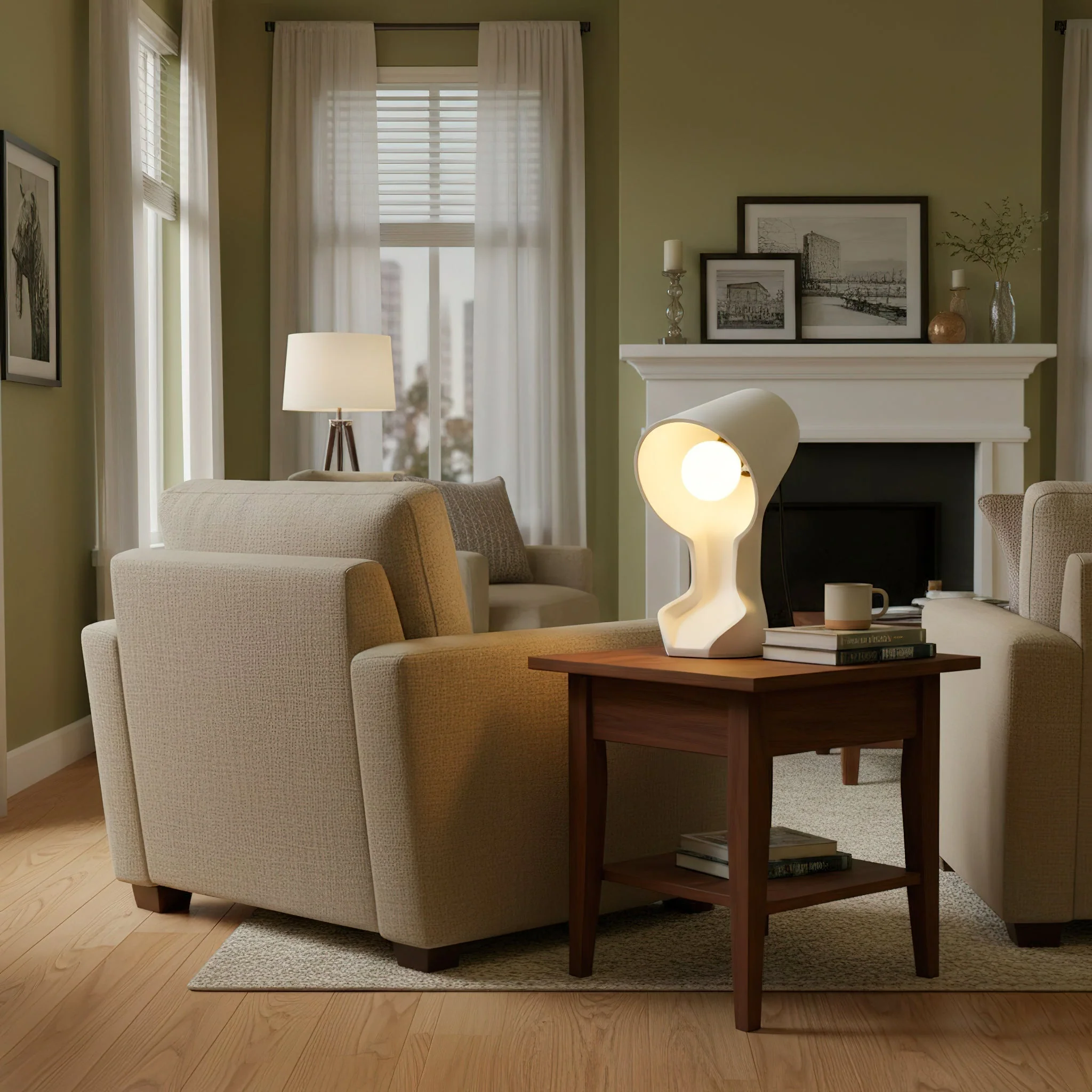 Kriller Modern Resin Table Lamp - Image 9
