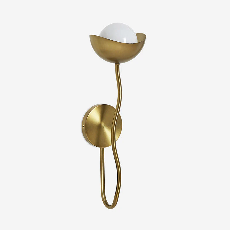 Kukka Vintage Brass Wall Light - Image 14